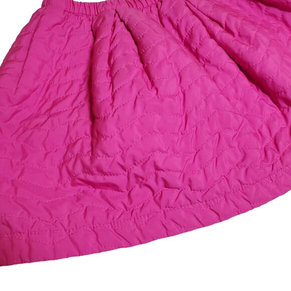 Crewcuts Pink Quilted Girls Mini Outerwear Layering Skirt Size 4 / 5 Puffer - Picture 3 of 11